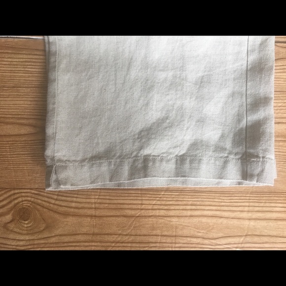 Eileen Fisher Beige Linen Wide Leg Pants, sz. 10 - Picture 7 of 8